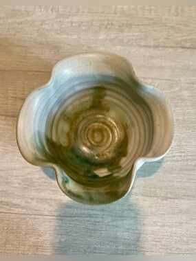 Handcrafted Glazed Pottery Bowl